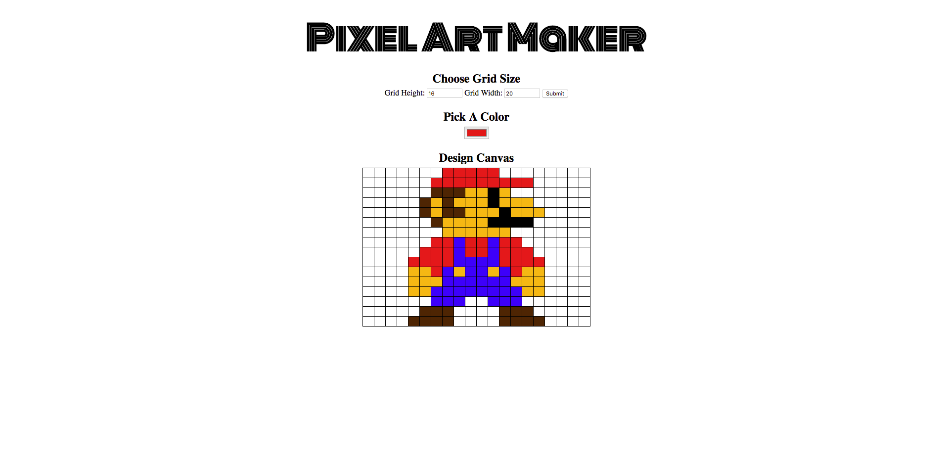 Photo of PixelArtMaker project